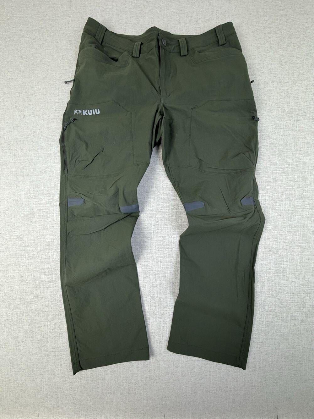 KUIU Kutana Stretch Woven Hunting Pants Men’s 42x33 Olive Lightweight Nylon